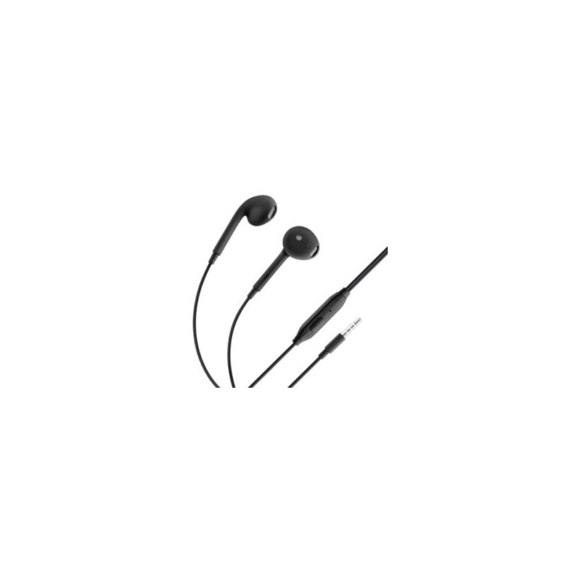 Audífonos Steren AUD-331 Manos Libres Cable Delgado Color Negro