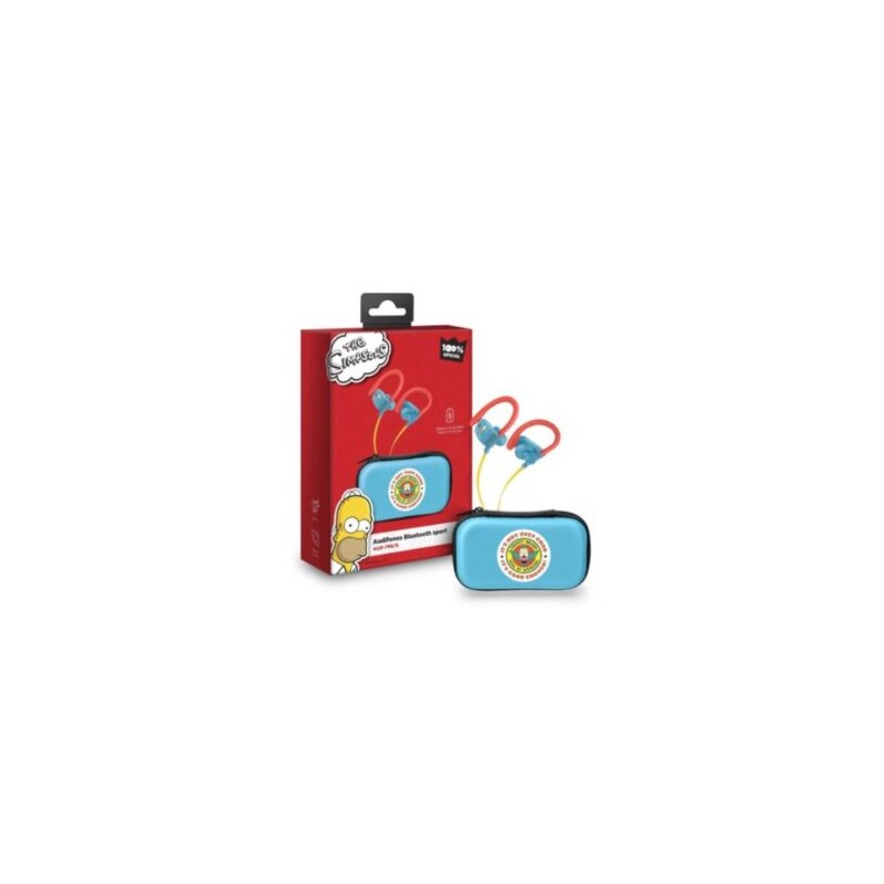 Audífonos Steren The Simpsons Bluetooth Sport Free Cable Plano