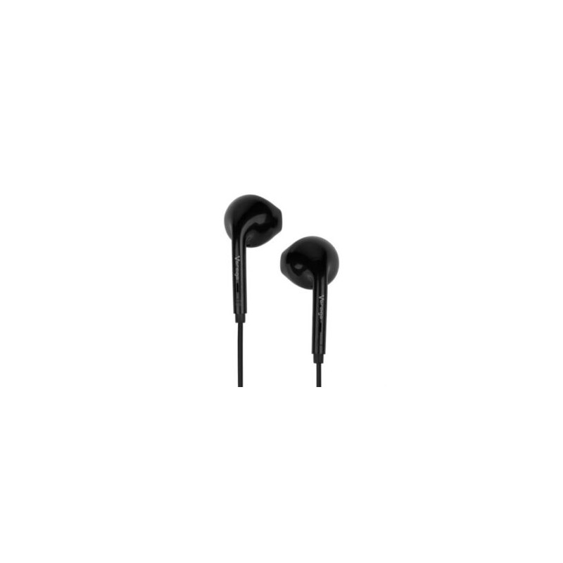 Audífonos Vorago EP-201-V2 Alámbricos Manos Libres Control de Volumen Color Negro