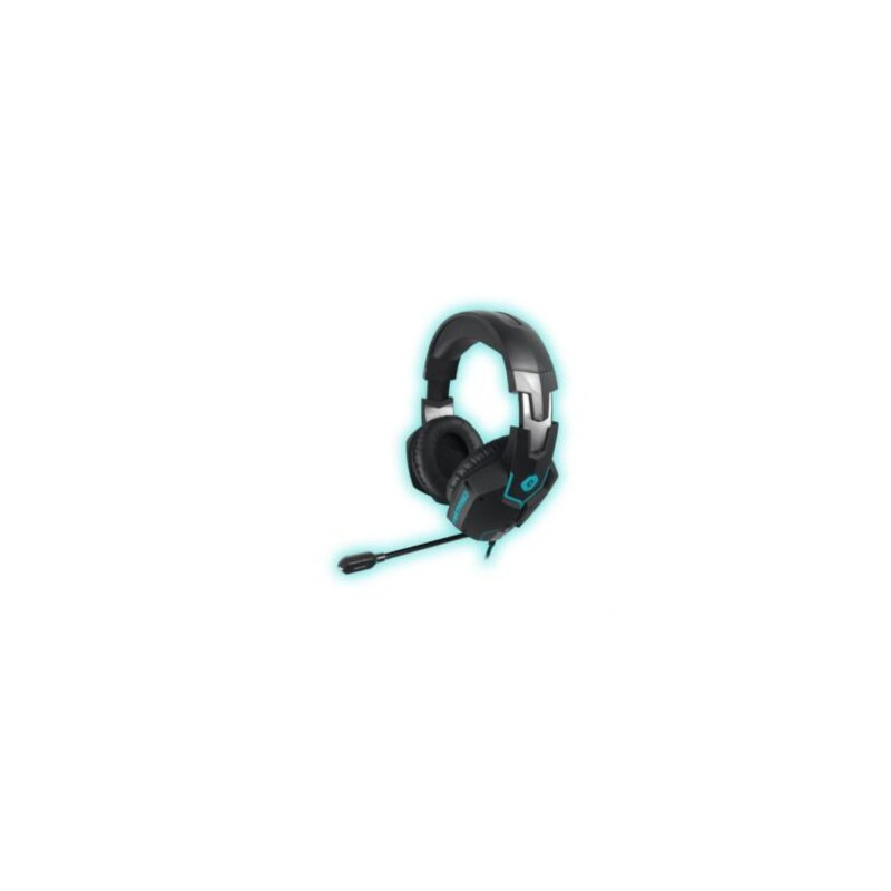 Audífonos Vortred Gamer 7.1 Assault Sonido Envolvente Color Negro