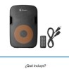 Bafle Steren Semi Profesional 15? Bluetooth/MP3/Aux/Micrófono 3000 W PMPO Color Negro