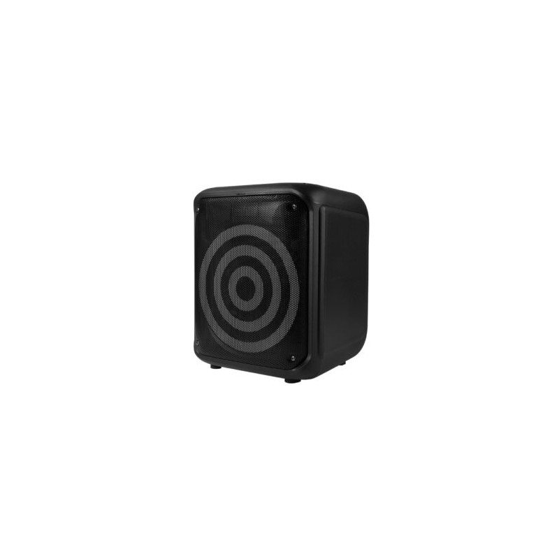 BAFLE VORAGO KSP-350 NEGRO 8? 30WATTS RMS TECNOLOGIA DSP / USB / MSD/ 3.5MM /  RECARGABLE / TWS BT 5HRS CARGA USB TIPO C / MICRO