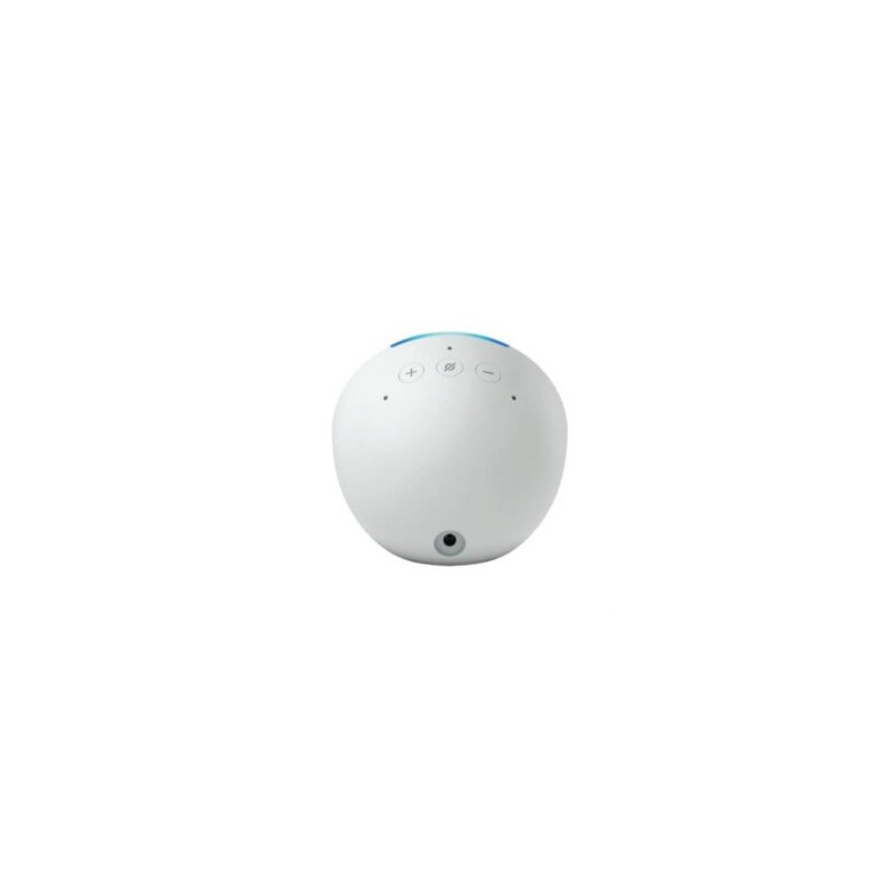 Bocina Inteligente Alexa Amazon Echo Pop Proyección Frontal de 1.95? Wi-Fi/Bluetooth Color Blanco Glaciar