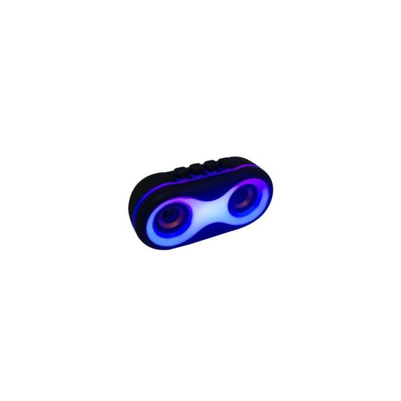 Bocina Perfect Choice Owty LED RGB con Teclas Mecánicas Color Negro