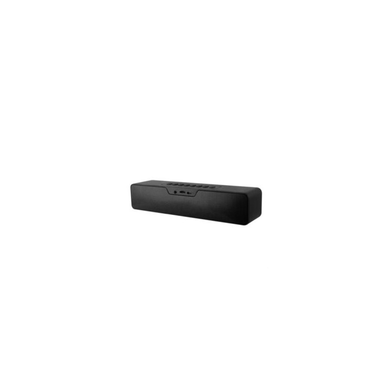 Bocina Perfect Choice Shine Beat Inalámbrica LED RGB Color Negro