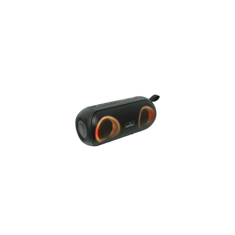Bocina Perfect Choice Splash Inalámbrica Portátil Protección Salpicaduras 16W Color Negro