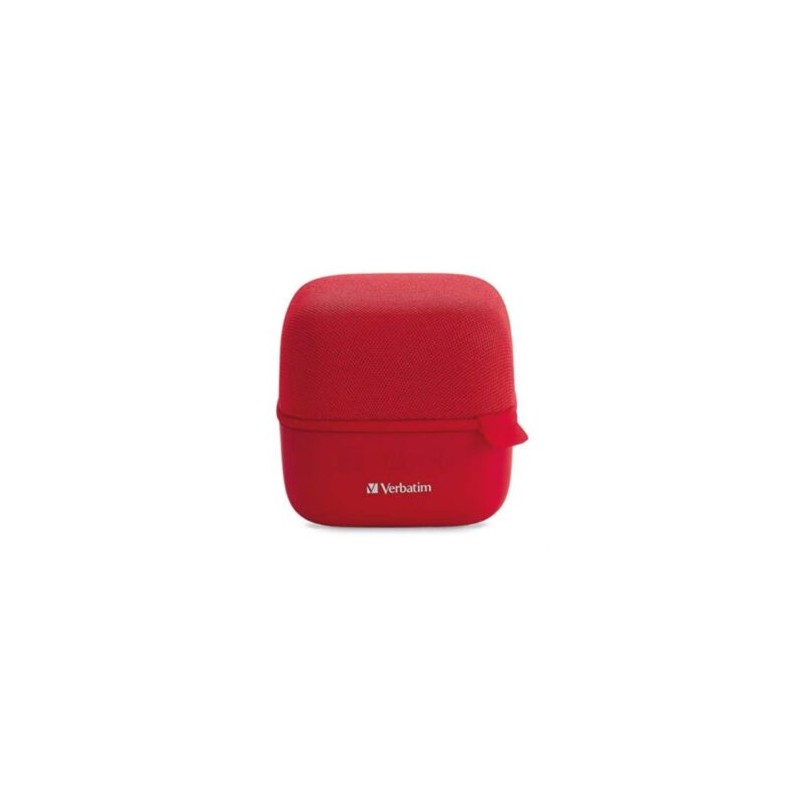 Bocina VERBATIM Cubo TWS Inalámbrica C/Bluetooth – Rojo