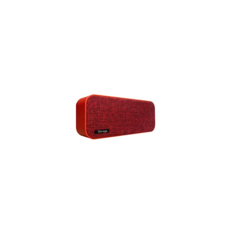Bocina Vorago BSP-150 Bluetooth/MSD/USB/3.5mm Tela Color Rojo