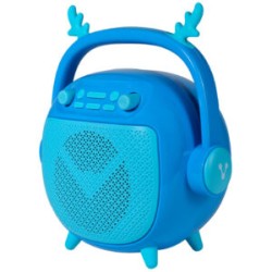 BOCINA VORAGO BSP-205 BLUETOOTH / MSD / USB / 3.5MM MICROFONO CON MODOS DE VOZ COLOR AZUL