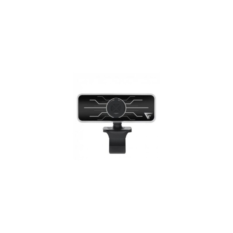 Cámara Web Game Factor WG400 FHD 1080P LED 30Fps Micrófono USB Tapón Color Negro