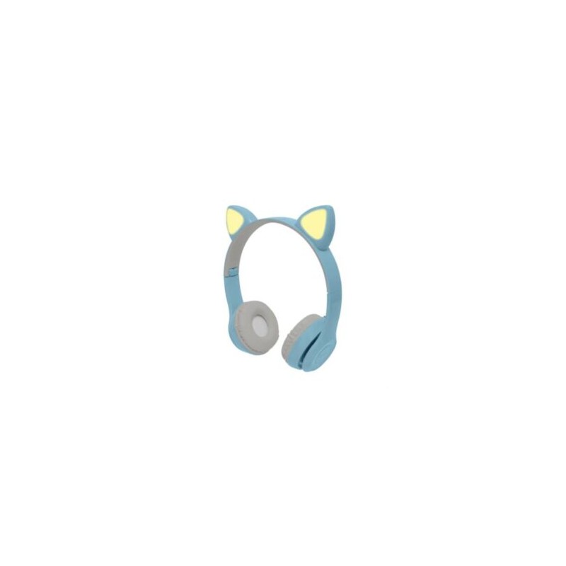 Diadema Perfect Choice Catto Inalámbrica con Luz para Niños Color Azul