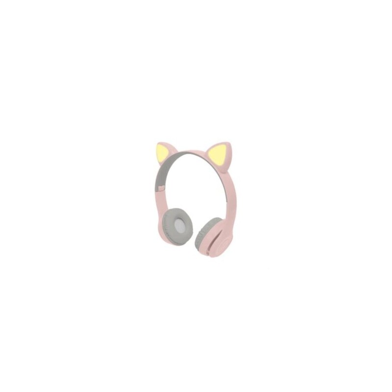 Diadema Perfect Choice Catto Inalámbrica con Luz para Niños Color Rosa