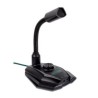 Micrófono Gaming Vortred Handler Iluminación LED RGB USB Entrada 3.5mm Color Negro