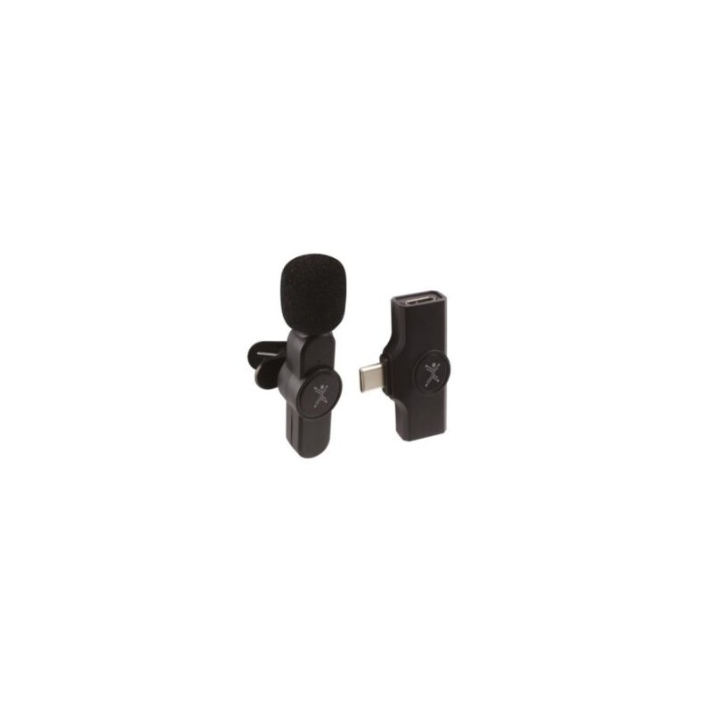 Micrófono Perfect Choice Fidelity Inalámbrico para Streaming USB Color Negro