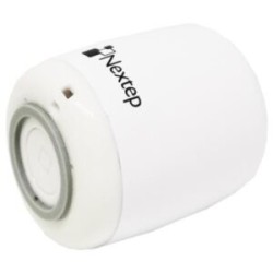 Mini Bocina Nextep Bluetooth Manos Libres con Botón para Selfies Color Blanco