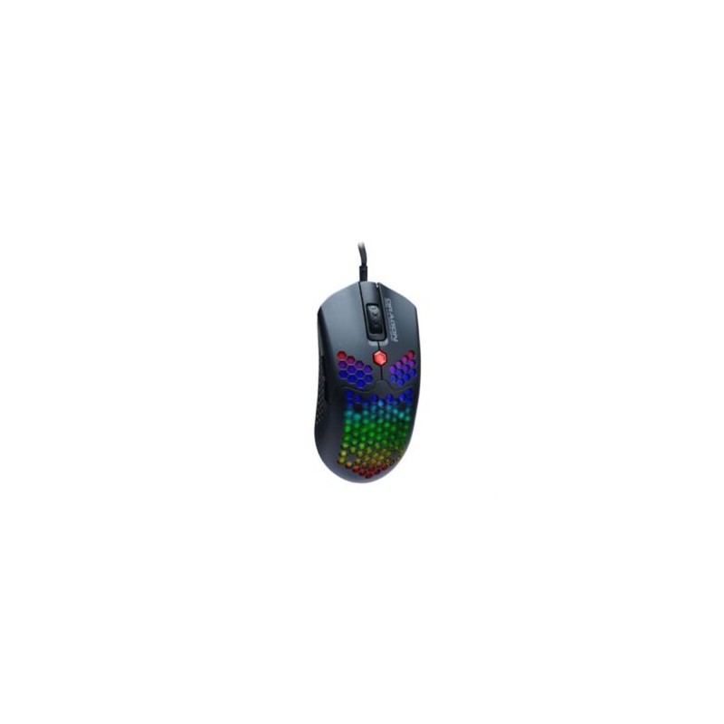 Mouse Gamer Dragon XT USB 6400 dpi Ultra Ligero RGB 6 Botones Silenciosos