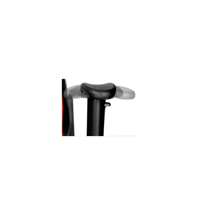Silla Gamer Primus Thronos 100T Soporta hasta 120kg Ajustable en 2 Direcciones con Ruedas Giratorias Color Rojo