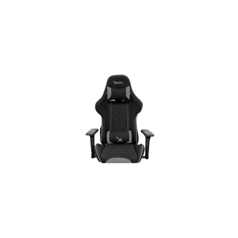 Silla Gamer Stylos XZ25 Tela/Brazos 4D Soporte Lumbar Color Negro
