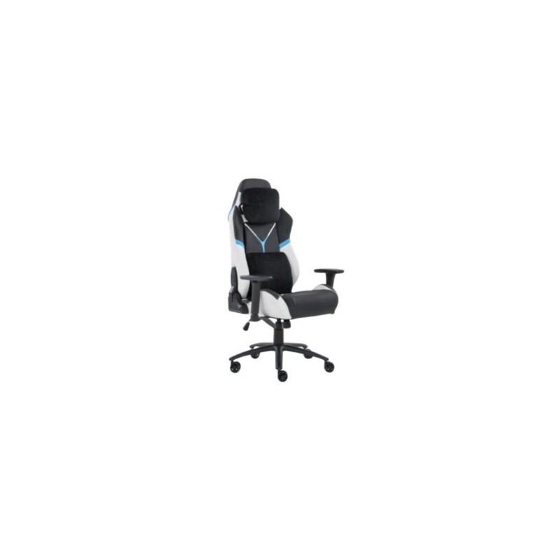 Silla Gamer Xzeal Isurus XZ4051 Brazos 3D Respaldo 180 grados Color Negro-Blanco