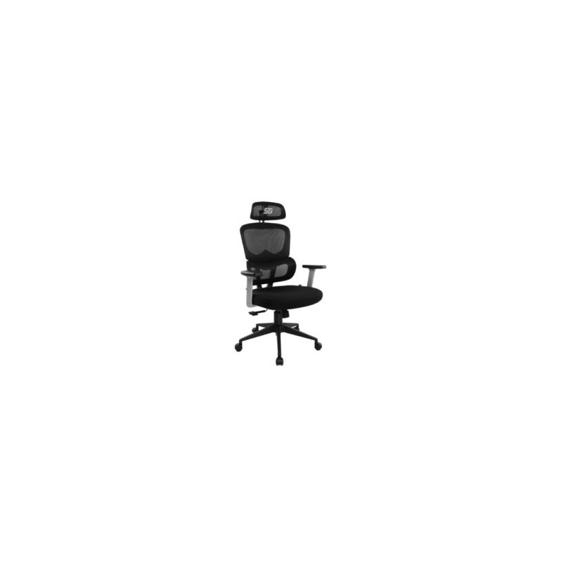 SILLA VORAGO START THE GAME CGM400 MESH / RECLINABLE / DESCANSA BRAZOS 1D / NEGRA