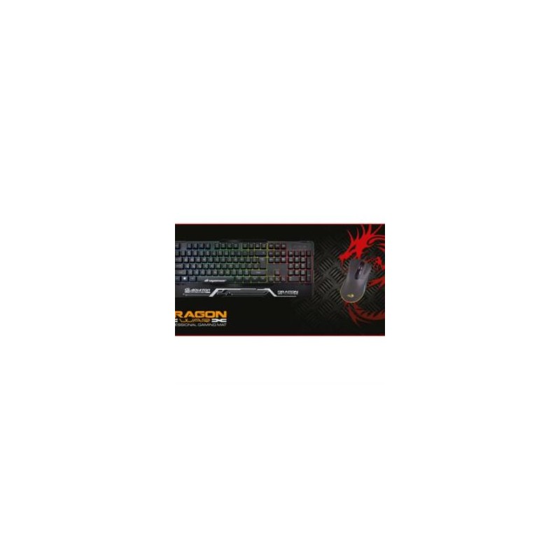 Tapete Gamer Profesional Dragon XT XL para Teclado/Mouse