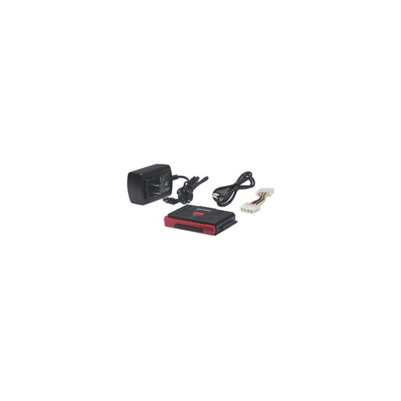 Adaptador Manhattan USB Alta Velocidad 2.0 SATA/IDE Color Negro