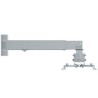 Soporte Proyector Manhattan 20 Kg Montaje Techo/Pared Movimiento Articulado Color Plata