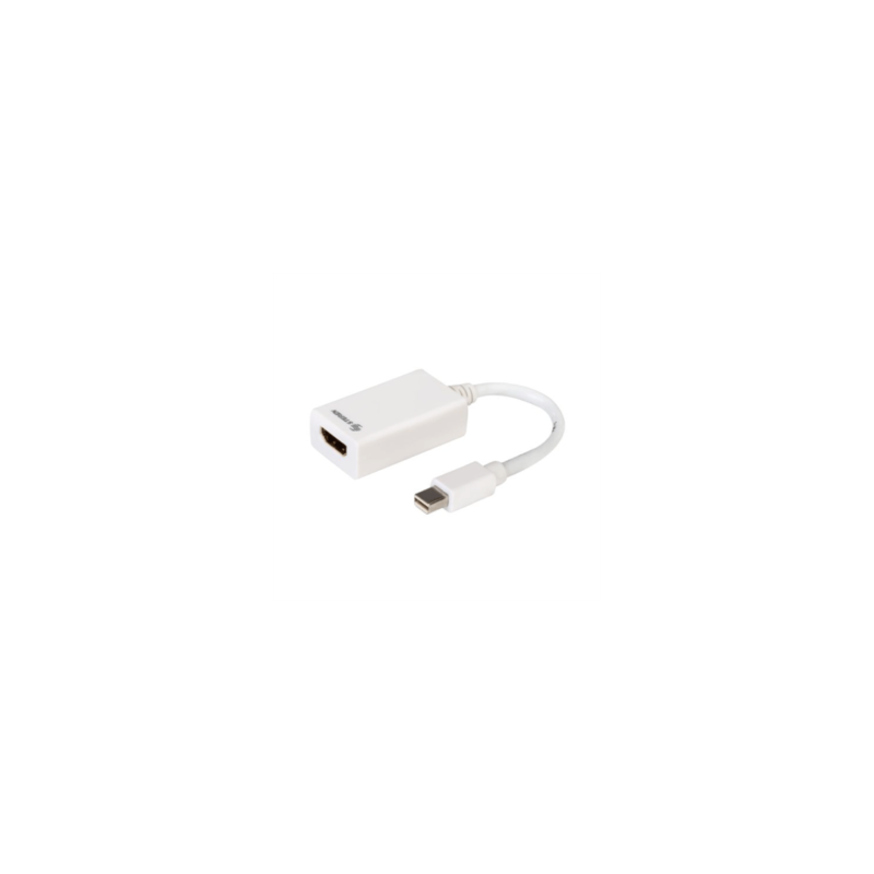 Adaptador Steren Mini DisplayPort/Thunderbolt a HDMI Windows/Mac Color Blanco