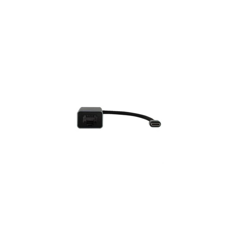 Adaptador Vorago ADP-210 Tipo C a Ethernet RJ45 1GBPS 200mm Color Negro