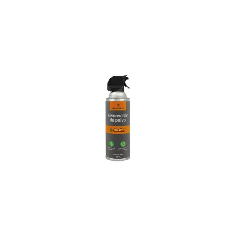 Aire Comprimido Perfect Choice E-Duster 330ml para limpieza de Teclados/Equipos de Cómputo/CDs