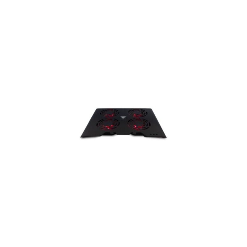 Base Enfriadora Game Factor CPG400 Laptop 4 Ventiladores RGB Aluminio USB Color Negro