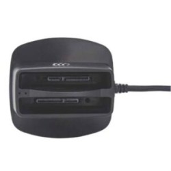 Base Manhattan Conexión Dual USB 3.0 SuperSpeed Disco duro SATA 2.5? Color Negro