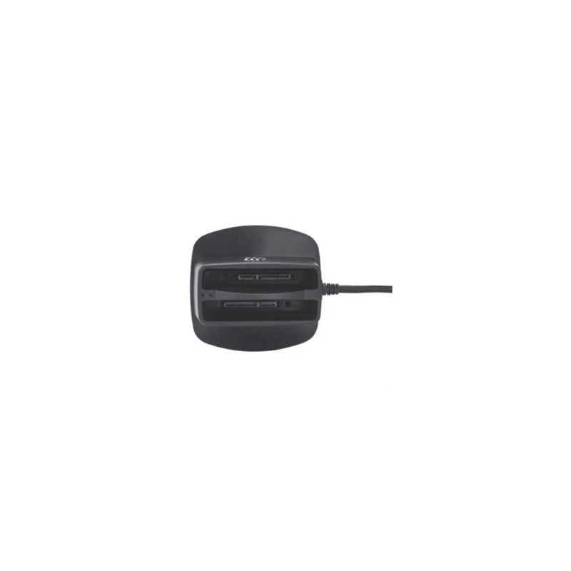 Base Manhattan Conexión Dual USB 3.0 SuperSpeed Disco duro SATA 2.5? Color Negro