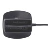 Base Manhattan Conexión Dual USB 3.0 SuperSpeed Disco duro SATA 2.5? Color Negro