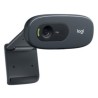 Cámara Web Logitech C270 HD 720p Plug-Play Micrófono Integrado Color Negro