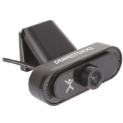 Cámara Web Perfect Choice Full HD 1080P USB Color Negro