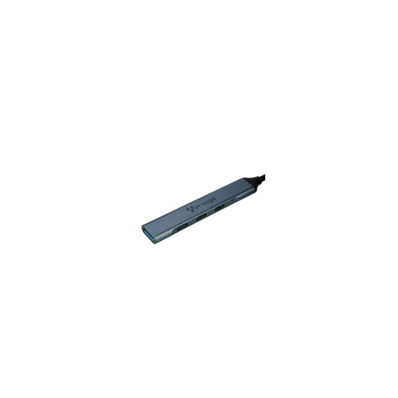 CONCENTRADOR HUB VORAGO HU-205 SLIM 3 TIPO C + 1 USB 3.0 ADAPTADOR C Y USB