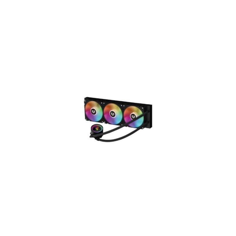 Enfriamiento Liquido Acteck 360 para CPU Hydrox Pro HX30 3 Vent 120 mm ARGB  Bomba con Cabezal Infinito RGB PWM + 4 Pines Conect