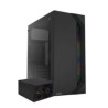 Gabinete Acteck Media Torre Viken GM434 Max MB ATX Fuente ATX 500w Panel Izq Cristal + Frente Solido RGB Vertical 2xUSB 2.0 + 1x