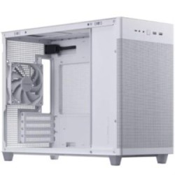 Gabinete Asus Prime AP201 Mini Torre Minimalista Mini ITX Micro ATX 1xFan Color Blanco