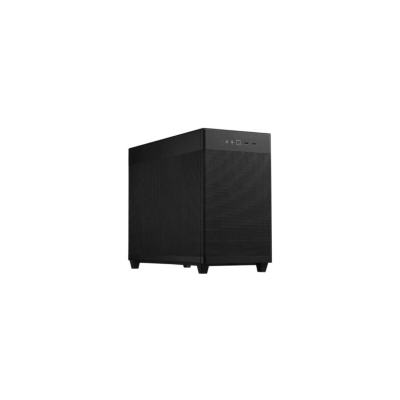 Gabinete Asus Prime AP201 Mini Torre Minimalista Mini ITX Micro ATX 1xFan Color Negro