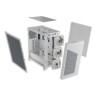 Gabinete Gamer Corsair 3000D RGB AirFlow Media Torre ATX mATX ITX Cristal Templado 3xFan RGB Blanco Sin Fuente
