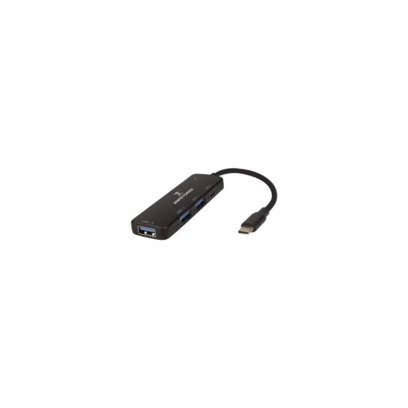 Hub Perfect Choice Tipo C para Laptop y Dispositivos Móviles Color Negro