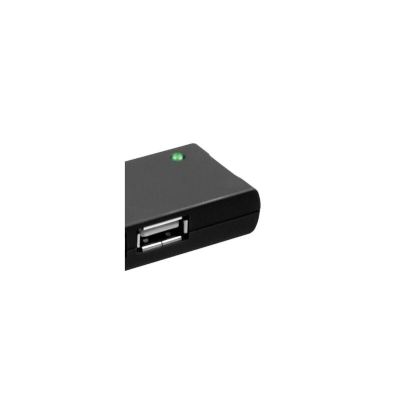 HUB USB Klip Xtreme  KUH-400B 4 Puertos USB 2.0 Indicador LED