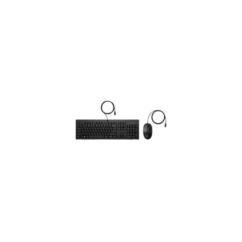 Kit de Teclado y Mouse HP 225 Alámbrico Negro