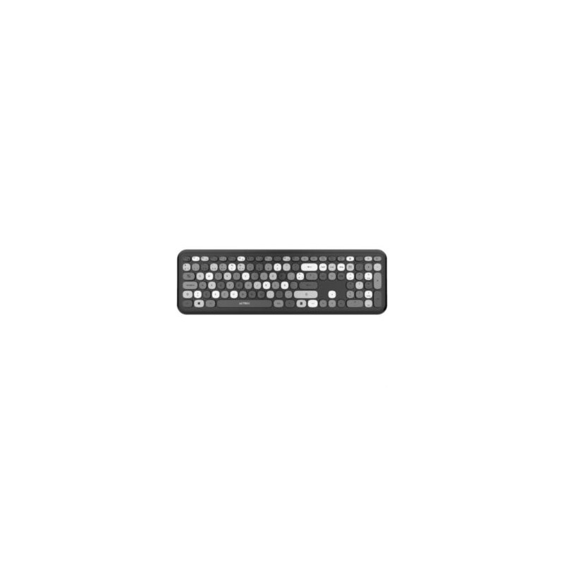 Kit Teclado y Mouse Acteck Creator Chic Colors MK475 Inalámbrico 2xBaterías AAA Incluidas Color Gris