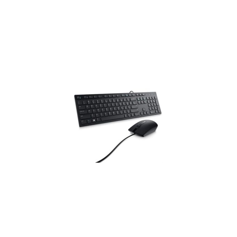 Kit Teclado y Mouse Dell KM300C Alámbrico USB Español Color Negro