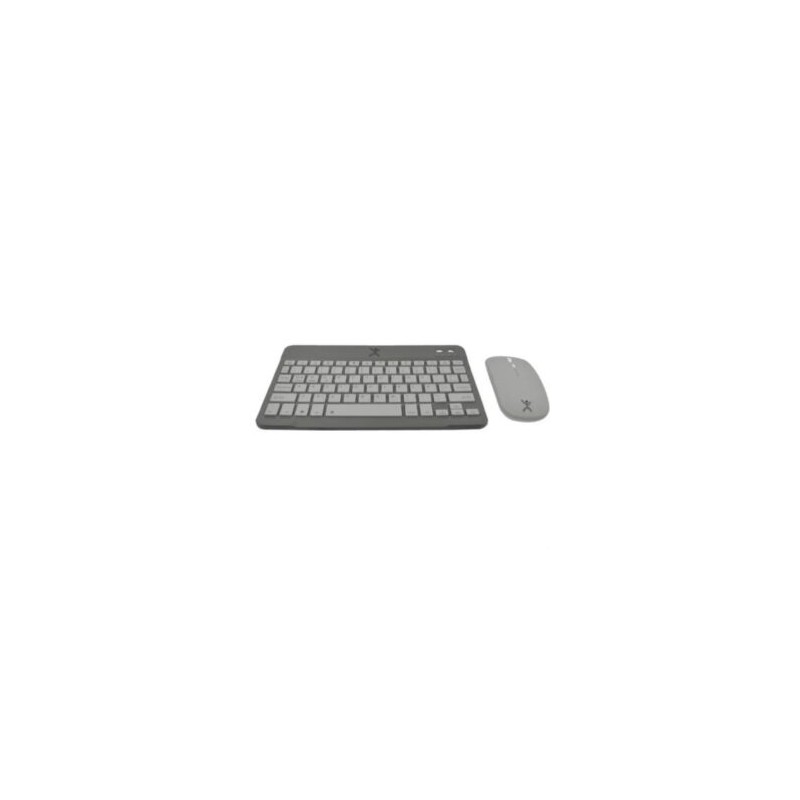 Kit Teclado y mouse Perfect Choice PC-201274 compacto Bluetooth 2 en 1 Genova Negro