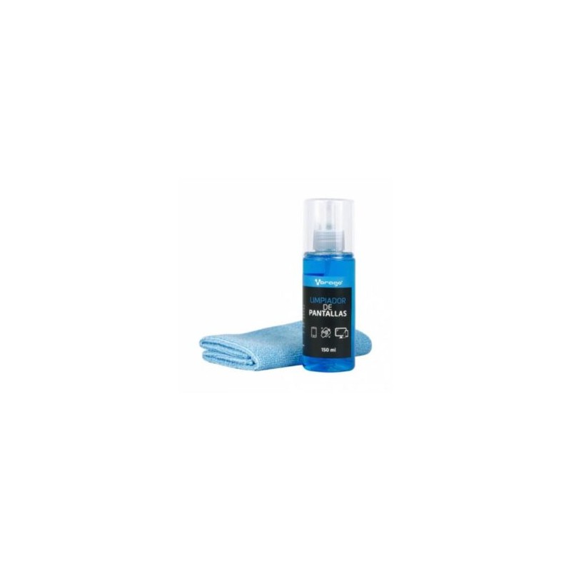 Limpiador de Pantallas Vorago CLN-109 Antiestático 150ml C/Franela Microfibra