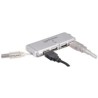Mini Hub Manhattan USB 2.0 Sin Fuente 4 Puertos